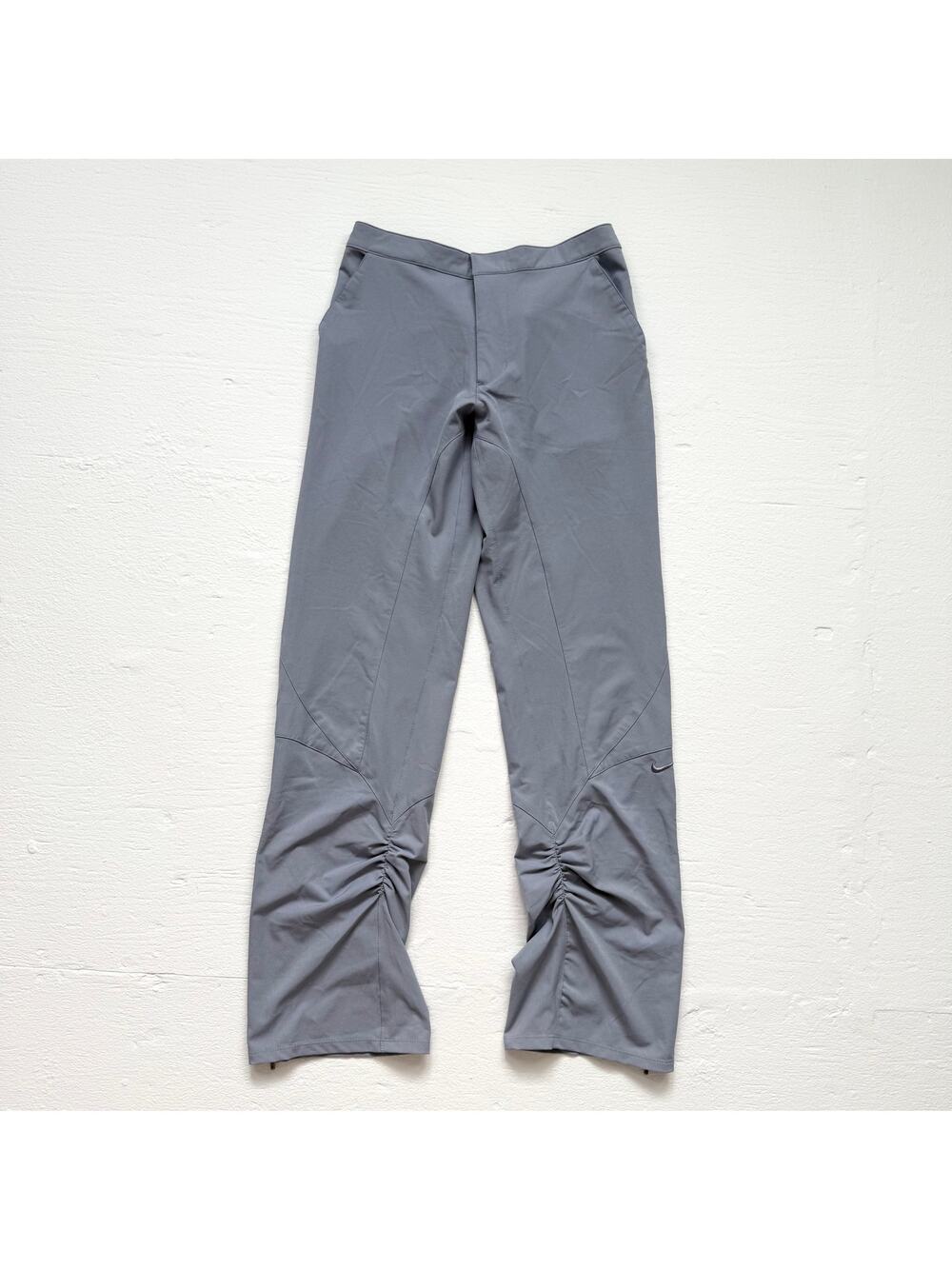 Nike FitDry Gray Periwinkle Zip Hem Stretch Pants, Size Small
